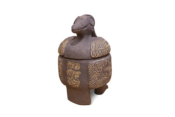 Sculptures aztèques et mayas au Musée Clocolate — Photo