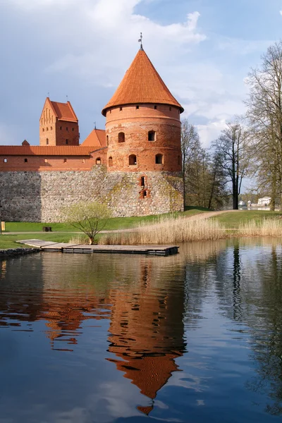 Vista al Castillo de Trakai — Foto de Stock
