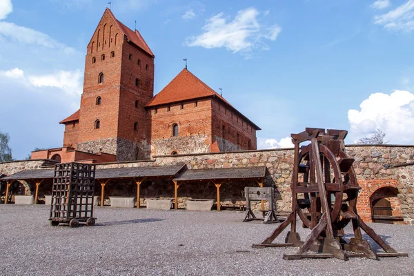 Замок Trakai — стокове фото