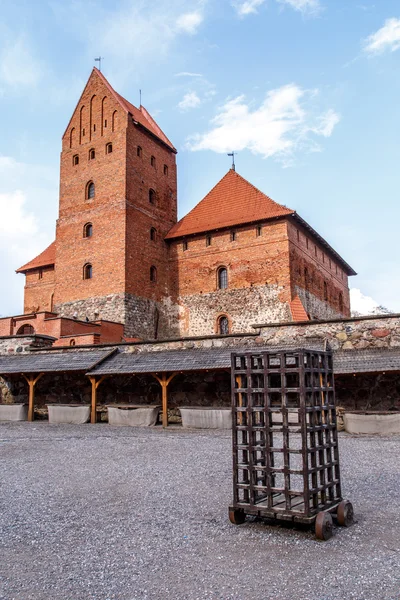 Замок Trakai — стокове фото