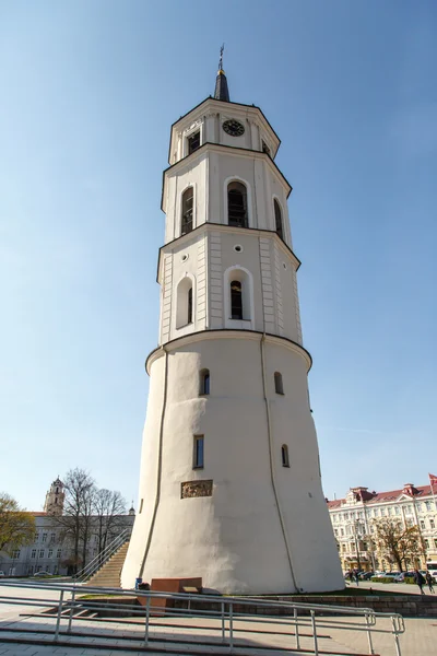 Vilnius katedral klockstapeln — Stockfoto