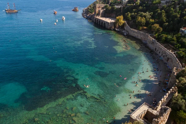 Historická Hrad Alanya — Stock fotografie