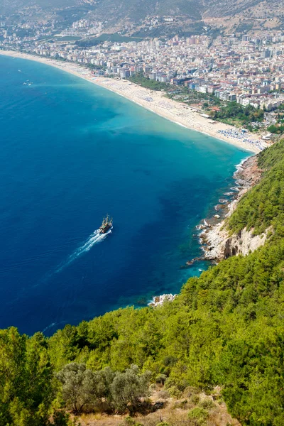 Vue historique d'Alanya — Photo