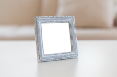 boş ahşap fotoğraf çerçevesi