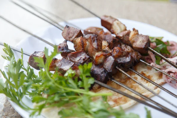 Hígado Sish Kebab — Foto de Stock