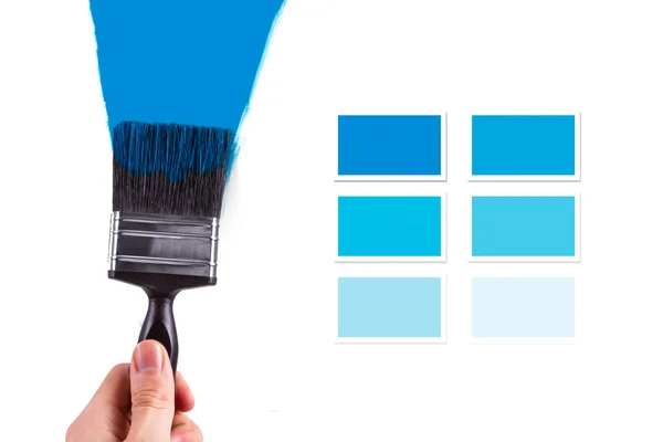 Holding Paint Brush — Stock Photo, Image