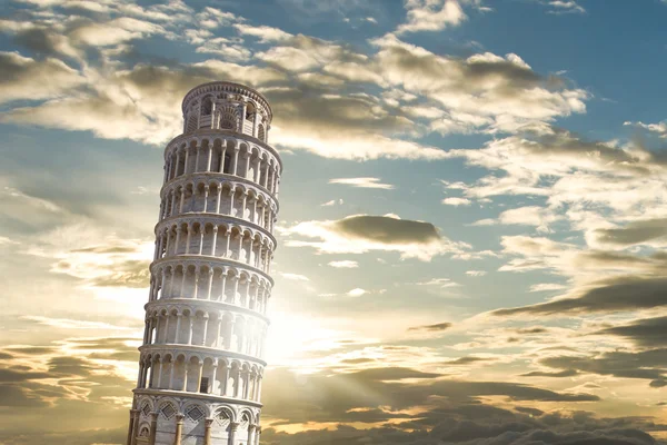 Pisa Kulesi görünümü — Stok fotoğraf