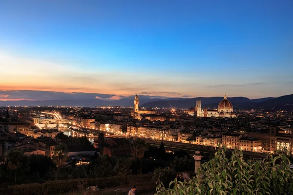 Florença Vista com Arno River — Fotografia de Stock