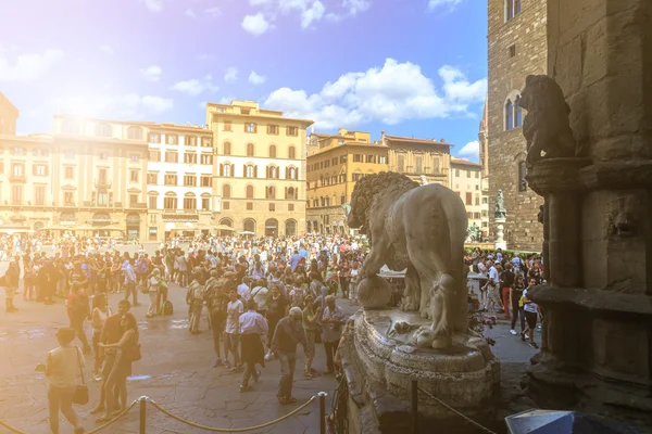 Piazza della signoria — Stok fotoğraf