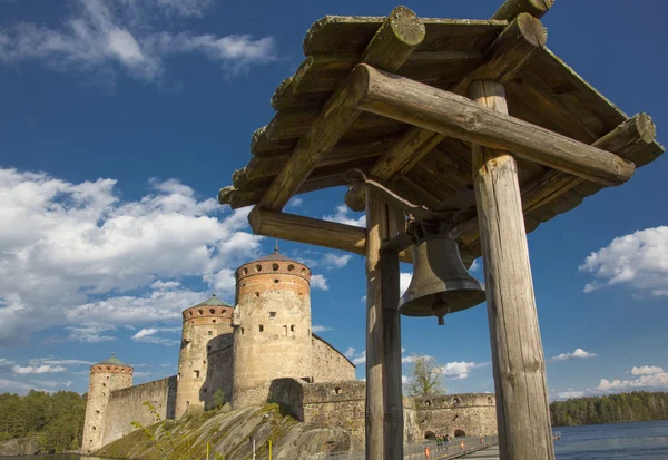 Forteresse dans la ville de Savonlinna en Finlande — Photo