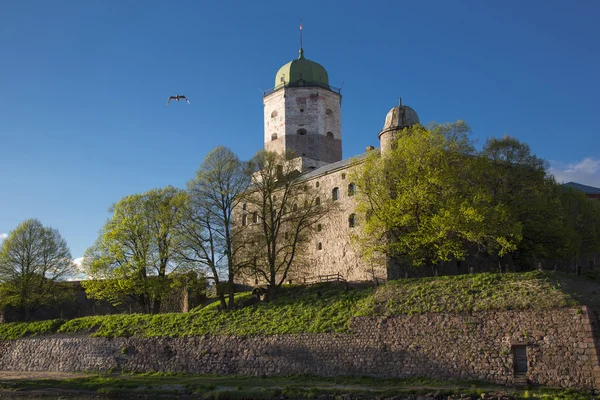 Twierdza w mieście Vyborg w Rosji — Zdjęcie stockowe