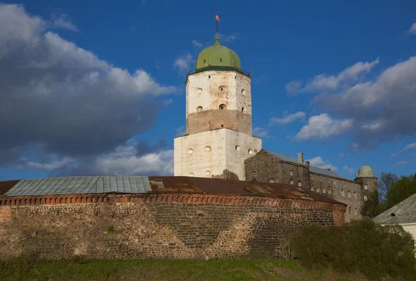 Крепость в городе Выборге в России — стоковое фото