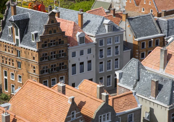 体系结构和荷兰的房子与鸟瞰 — 图库照片