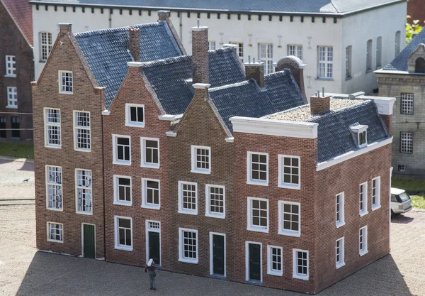 Architettura e Casa d'Olanda con vista a volo d'uccello — Foto Stock