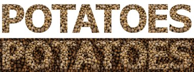 patates, yazı tipi, harf, kelime,