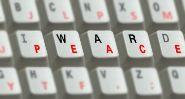 klavye ve kelime savaş ve barış