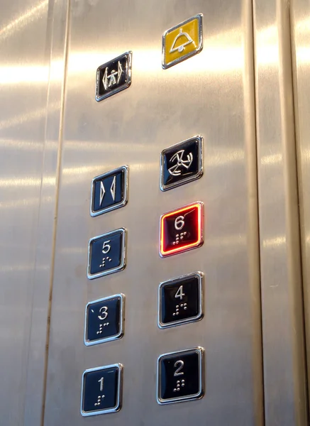 Cabine de elevador de passageiros — Fotografia de Stock