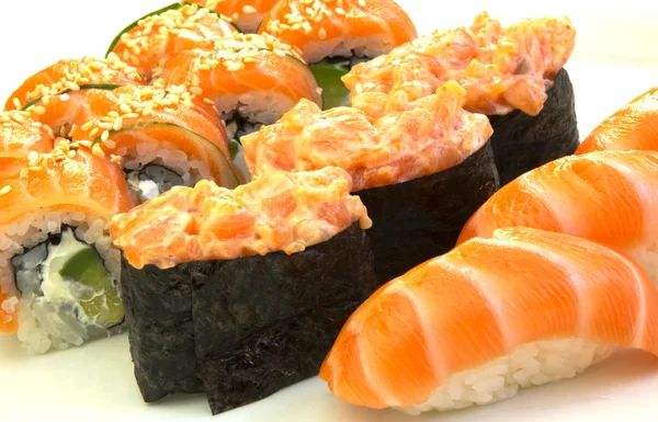 Sushi de comida nacional japonesa — Foto de Stock