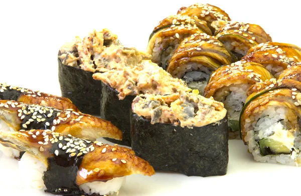 Japanisches Nationalgericht Sushi — Stockfoto