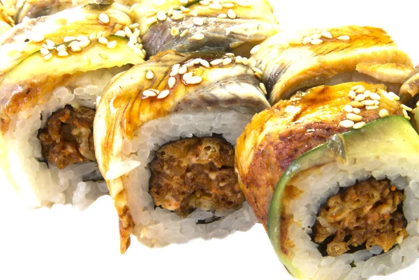 Japanska nationella mat sushi — Stockfoto