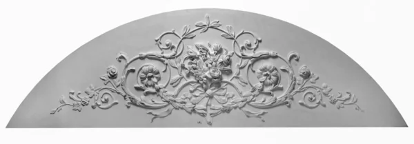 Elemento decorativo in gesso bianco — Foto Stock