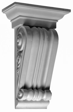 Beyaz Alçı Dekorasyon öğesi yapılan