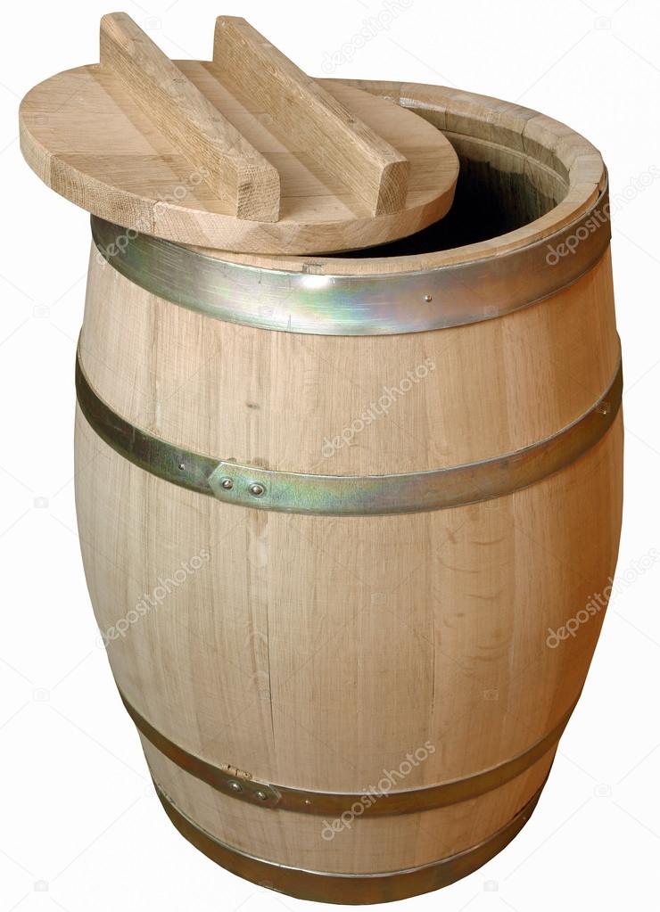 wooden barrel, producing pottery,