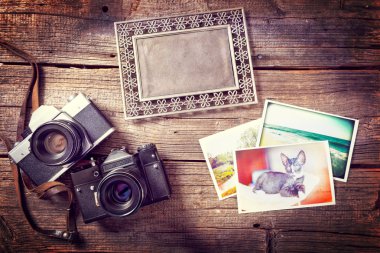Old photograpy objects clipart