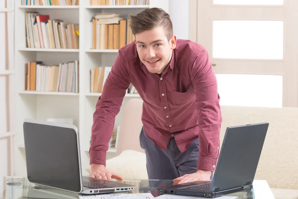 Designer or programmer at work — Stock Photo, Image