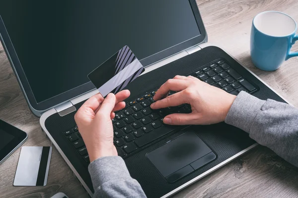 Pago con tarjeta de crédito — Foto de Stock