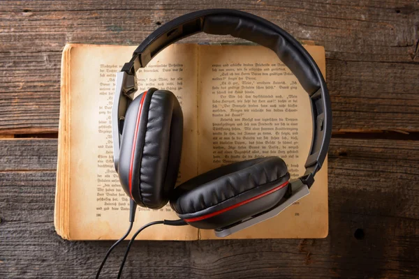 Concetto di audiolibro — Foto Stock