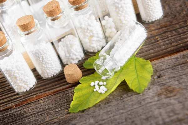 Homeopathische bolletjes — Stockfoto