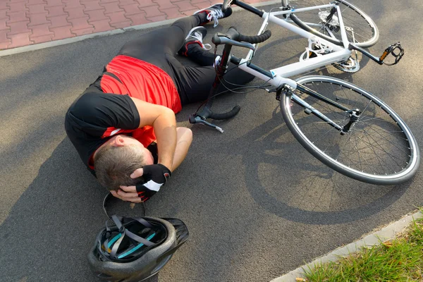 自転車事故 — ストック写真