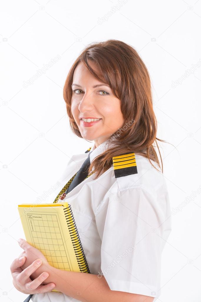 Woman airline pilot