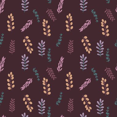 Beyaz üzerine izole edilmiş farklı bitkilerin vektör kümesi. Marka projeleri, logolar, el yapımı el işleri, web sayfaları, dergi illüstrasyonları için çiçek ve yaprak koleksiyonu,