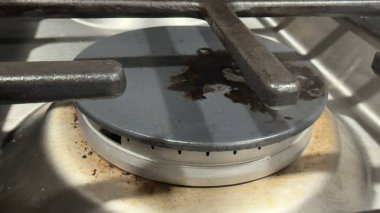 Gaz sobasının ocağı.