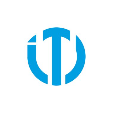 Döngü logosu şablon çizimi içindeki LTJ harf işareti