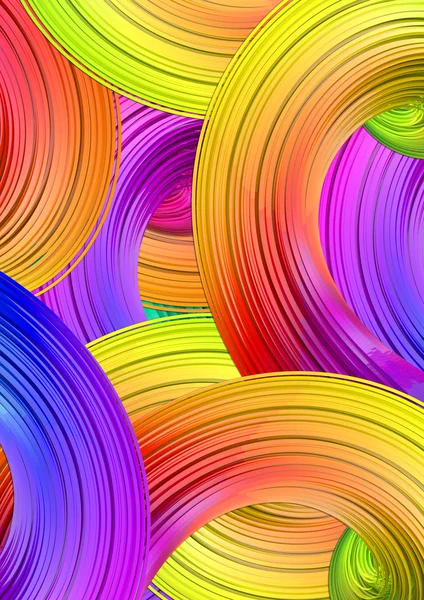 Colorful swirl wallpaper — Stock Photo, Image