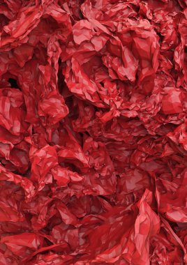 Kırmızı buruşuk arka plan