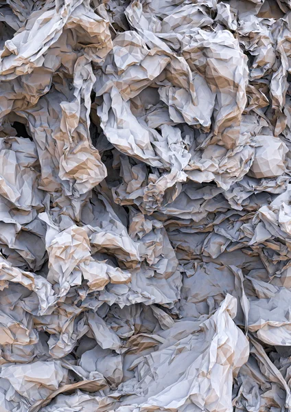 Crumpled white paper — Stock Photo, Image