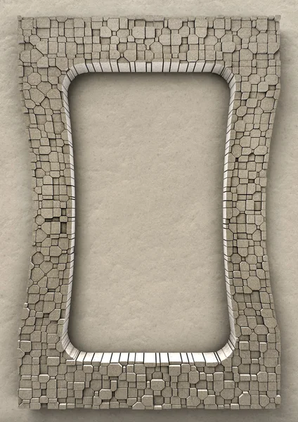 Paving stone frame — Stock Photo, Image