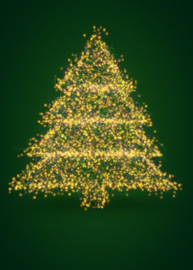 Noel ışıkları ağacı