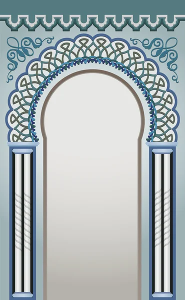 Illustrazione vettoriale dell'arco decorativo — Vettoriale Stock