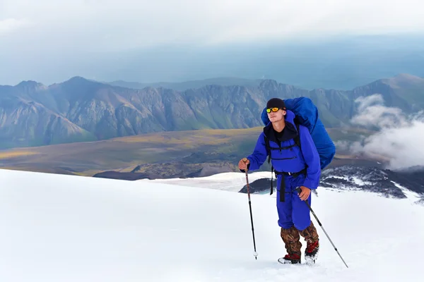 hiker in the mountain