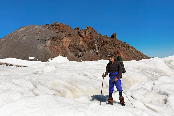 hiker in the mountain