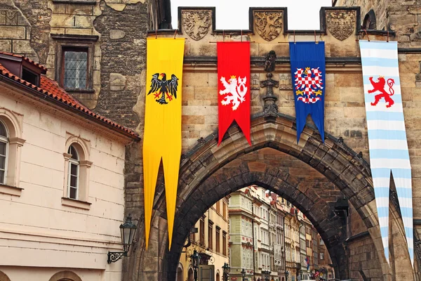 Prague festival decoration — Stock Photo, Image