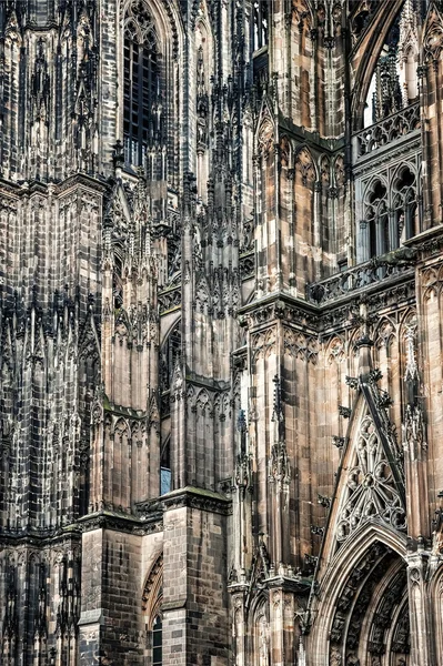 Köln Katedrali architectonic detay — Stok fotoğraf