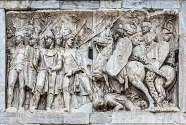 Arch Konstantin, Roma architectonic detay