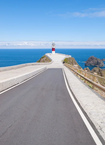 Ortegal lighthouse in Galicia, Span. — Stock Photo, Image