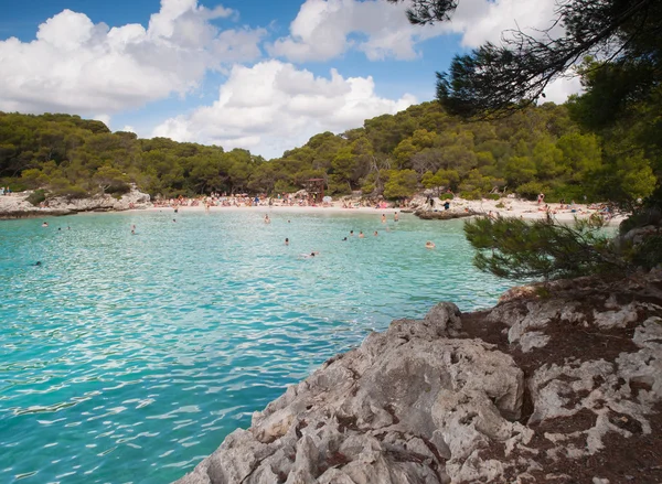 Turqueta strandtól, Menorca, Spanyolország. — Stock Fotó